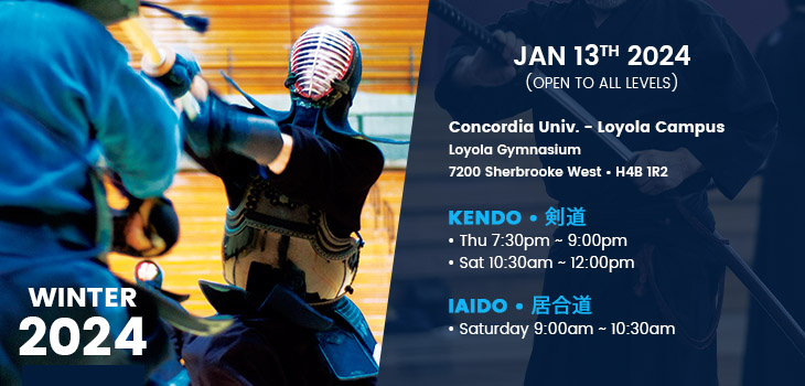 Shidokan Kendo and Iaido - Winter 2024 Registration